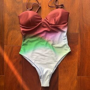 Baobab Collection Multicolor Kids Swim One Piece